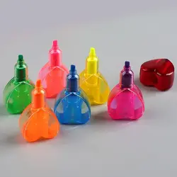 هایلایتر فانتزی ۶ رنگ قلبی