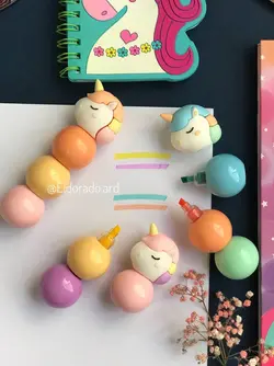 هایلایتر سه رنگ یونیکورن