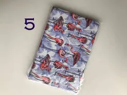 پوشه پارچه ای زیپ دار فلامینگو