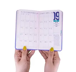 تقویم پلنر جیبی 1403 دات نوت طرح پالت رنگی