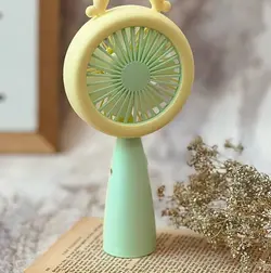 پنکه چراغدار کیفی پاستلی