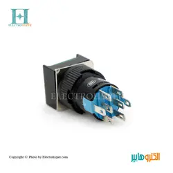 کلید چراغدار صنعتی دوبل