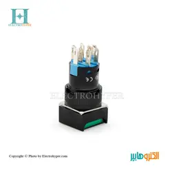 کلید چراغدار صنعتی دوبل