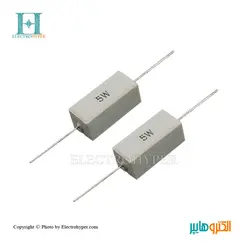 مقاومت گچی (آجری) 5W-8.2Ω