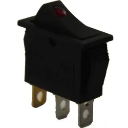 کلید راکر باریک چراغدار✅فروشگاه قطعات الکترونیک الکتروهایپر