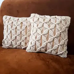 کوسن مبل مکرومه کد11