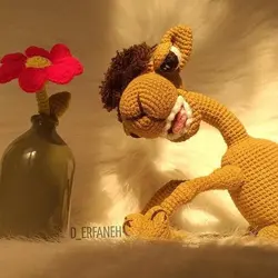 عروسک بافتنی شتر