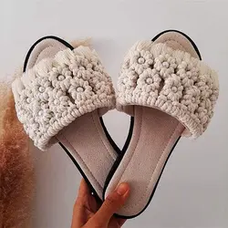 صندل عروس مکرومه کد 1214