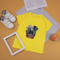 تیشرت تک دختر و کاکتوس کد 1842