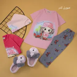 تیشرت و شلوارک دختر و خرچنگ کد 1933