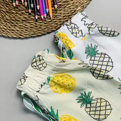 شلوارک آناناس کد 0655 - فروشگاه پوشاک بچه گانه الیسام