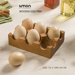 جای تخم مرغ چوبی
