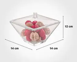 شکلات خوری دربدار مربع