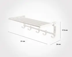 آویز حوله تاشو