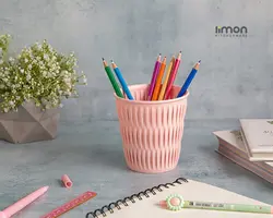 سبد استوانه همه کاره بامبو