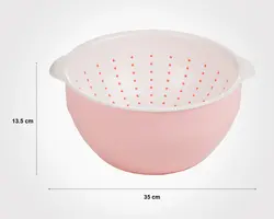 ست کاسه و آبکش گرد 3 سایز