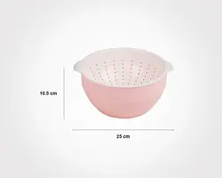 ست کاسه و آبکش گرد 3 سایز