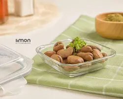 ظرف شیشه ای سرو و نگهداری 210 میلی لیتر