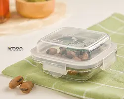 ظرف شیشه ای سرو و نگهداری 210 میلی لیتر