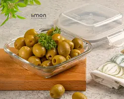 ظرف شیشه ای سرو و نگهداری 210 میلی لیتر