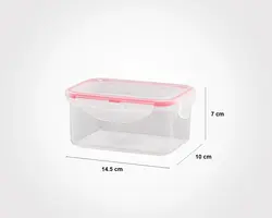 ظرف فریزری مستطیل 600 میلی لیتر