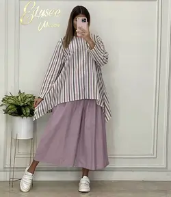 ست راه راه گوشواره ای - کد 001395