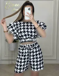 ست شومیز و شلوارک - کد 121101