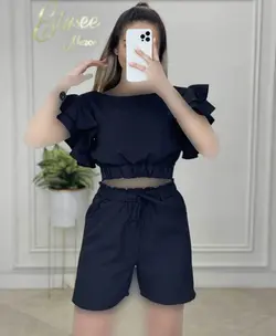 ست شومیز و شلوارک - کد 121101