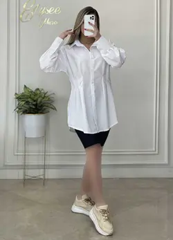 شومیز مانتویی - کد 60130