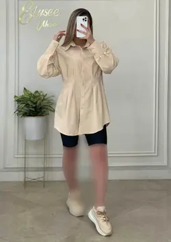 شومیز مانتویی - کد 60130