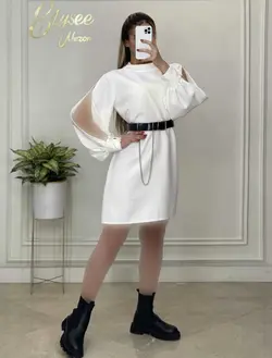 پیراهن + کمربند - کد 10183