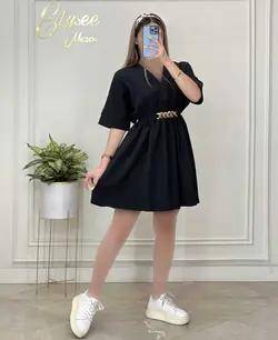 پیراهن + کمربند کارتیه - کد 10169