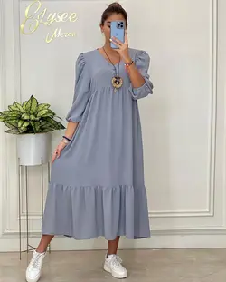 پیراهن طبقه ای دکمه ای - کد 100763