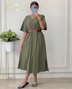 پیراهن + کمربند چرم - کد 756890