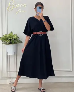 پیراهن + کمربند چرم - کد 756890