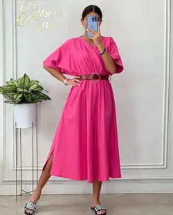 پیراهن + کمربند چرم - کد 756890