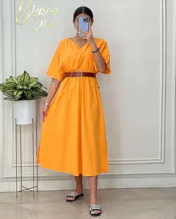 پیراهن + کمربند چرم - کد 756890