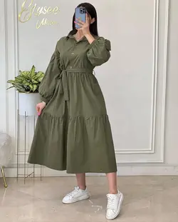 پیراهن + کمربند - کد 500115
