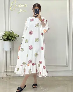 پیراهن خامه دوزی - کد 500121