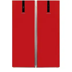 یخچال فریزر دوقلو امرسان مشکی 15 فوت الگانت مدل FN15D/EL &amp; RH15D/EL