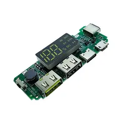 ماژول ساخت پاور بانک H961 با دو خروجی و نمایشگر - عصر الکترونیک