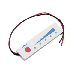 نمایشگر میزان شارژ باتری لیتیوم یون 2سل/8.4V با دکمه ON/OFF