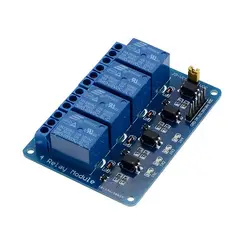 ماژول رله 4 کاناله 5 ولت با اپتوکوپلر - عصر الکترونیک