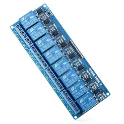 ماژول رله 8 کاناله 5 ولت با اپتوکوپلر - عصر الکترونیک