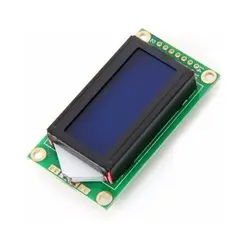 نمایشگر LCD کارکتری 8x2 با بک لایت آبی