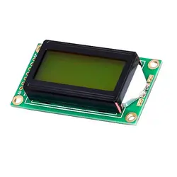 نمایشگر LCD کارکتری 8x2 با بک لایت سبز