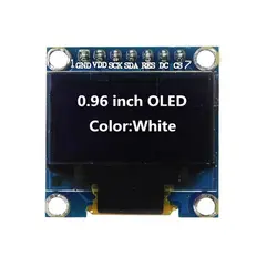 ماژول نمایشگر OLED سفید تک رنگ 