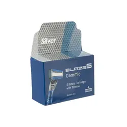 تیغ یدک مردانه سیلور مدل Blaze5 بسته 4 عددی