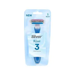 خودتراش سیلور مدل Rose3 رنگ آبی