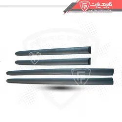 زه پلاستیکی روی درب پراید 132 کامل خاکستری